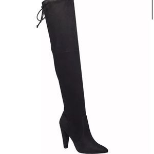 French Connection | Jordan Cone Heel Lace-up Over-The-Knee Boots